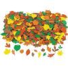 Fun Express Fabulous Foam Fall Adhesive Leaf Shapes – Bulk Set of 500 – DIY Crafts for Kids