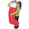 Fun Express Giant Christmas Stocking 45 Inch – Extra Large Red Felt Holiday Stocking for Fireplace Mantle | Jumbo 4 Ft Oversized Xmas Stockings for Gifts – Traditional Home Christmas Decorations
