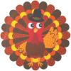 Fun Express Paper Placemats Disposable Thanksgiving Turkey Design – Fall Table Decorations for Holiday Dinners & Autumn Parties | Premium Quality Bulk Pack of 50 Pieces | Large Multicolor