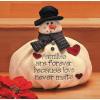 Fun Express Softy The Snowman Plush Christmas Decorations – 12 Inch Premium Holiday Stuffed Animal for Indoor Home Decor | Traditional Cozy Winter Figurine with Heartwarming Message
