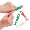 Fun Express Stretchy Flying Christmas Elves (1 dz) Holiday Stocking Stuffers, Individually Packaged, Approx. 3.5″(12)