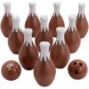 Fun Express Thanksgiving Turkey Bowling Set, 12 Pieces