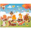 Fun Express Thanksgiving Woodland Animal Sticker Scenes – 12 Pc
