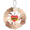 Fun Express Unity and Diversity Wreath Craft Kit – Makes 12 – Inclusive DIY Crafts for Kids, Daycare and School Activities