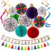 Merry & Bright Holiday Party Hanging Decorations – 9 ft (1 Set) – Festive Decor for Christmas, Winter Celebrations, Office Parties & Holiday Gatherings