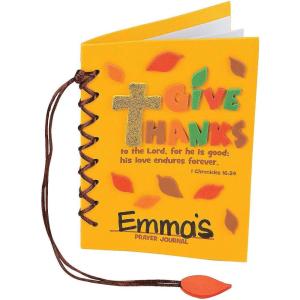 Fun Express Prayer Journal for Kids Craft Kit – Christian Gratitude Journal DIY Activity Set with Bible Study Materials | Sunday School Crafts for Church Activities & Faith-Based Learning – 12 Pack