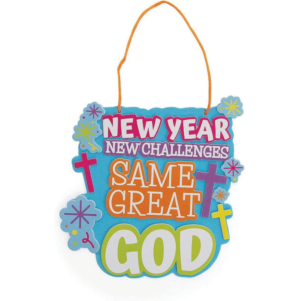 imageNew Year Same Great God Sign Craft Kit Makes 12