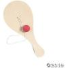 Fun Express Classic Paddle Ball Games Set of 12 – Vintage Wooden Paddle Ball Toys with String for Kids | Retro 90s Nostalgia Party Favors | Psychedelic Design Traditional Paddleball Game Set