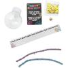 Fun Express Clear Plastic Ornaments for Crafts – 12 Fillable Ball Ornaments Kit with New Years Eve Wishing Papers | DIY Clear Ornament Balls for Holiday Decorations & Party Activities