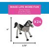 Fun Express Horse Bendables Toys – Bulk Set of 24 – Western Cowboy Party Favors and Handouts