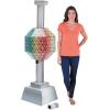 Fun Express New Years Eve Party Decorations Ball Drop Cardboard Cutout Life Size Stand Up – 6 Ft Times Square NYE Backdrop Photo Booth Props for Countdown Celebration | Gold Multicolor 3D Design