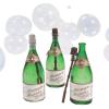Champagne Bottle Shaped Bubbles – Bachelorette Party, Wedding, New Years and Celebration Party Supplies – Set of 12