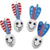 Fun Express 1 1/2″ x 4 1/2″ Mini Patriotic Red, White & Blue Foam Missiles – 24 Pieces