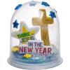Fun Express 2″ x 2 1/4″ Shine for Jesus in The New Year Glitter Snow Globe Craft Kit – Makes 12