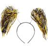Fun Express 5″ Black and Gold Tinsel New Year’s Eve Head Boppers – 12 Pieces