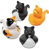 Fun Express Vinyl Cat Rubber Duckies (12 Pieces)