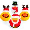 Fun Express Vinyl Holiday Rubber Duckies | 12 Count | Great for Party Favors, Children’s Birthday Bash, Holiday Celebrations(12)