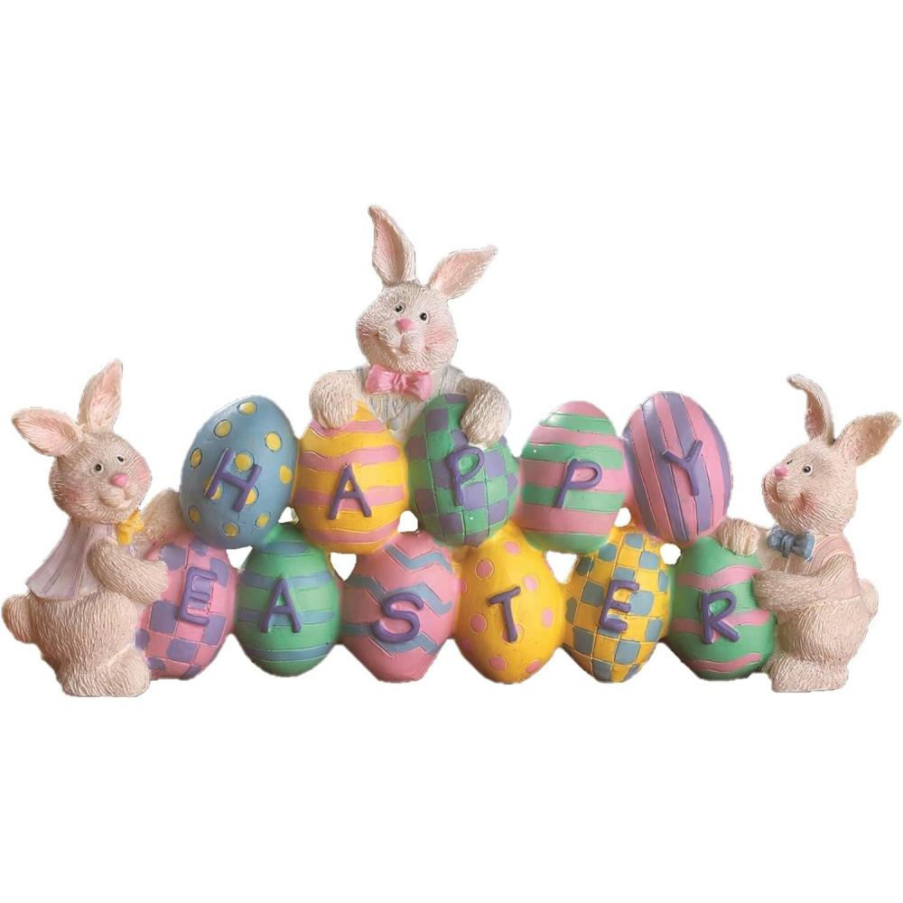 imageFun Express Eggs ampamp Easter Bunnies Tabletop Decoration