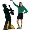 Fun Express – Preservation Hall Saxophone Player for Mardi Gras – Party Decor – Large Decor – Floor Stand Ups – Mardi Gras – 1 Piece