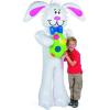 Fun Express 5 feet Inflatable Blow Up Easter Bunny – Set Up Your Inflatable Bunny in Minutes – Large Inflatable Easter Bunny Adds Charm Without Clutter – Versatile Decor for Themed Events – White