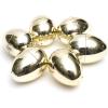 Fun Express Golden Metallic Eggs for Easter (12 Piece Pack) Party Supplies, Easter Basket Stuffers
