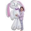 Large Inflatable Bunny – Over 5 Feet Tall – Easter Party Decorations, Novelty Toys