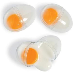 Fun Express Easter Eggs with Slime – Set of 12 Egg Yolk Slime for Prank Lovers, 2 1/2″, Unforgettable Easter Fun