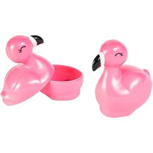 Fun Express Flamingo-Shaped Plastic Easter Eggs – Party Supplies – 12 Pieces – Pink