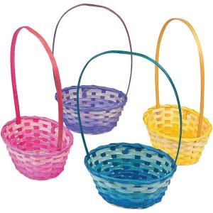 Ombre Easter Baskets (set of 12 bamboo baskets) – Easter Supplies