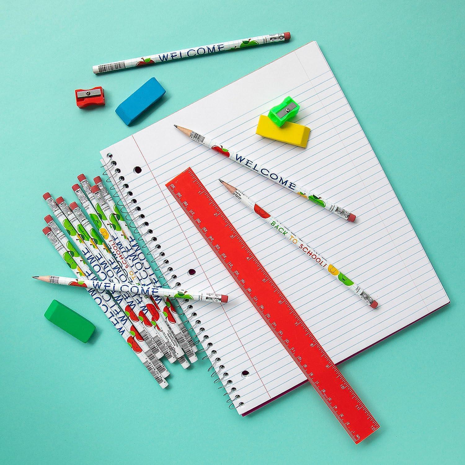 imageFun Express Welcome Back To School Pencils 24 Pieces Educational And Learning Activities For Kids