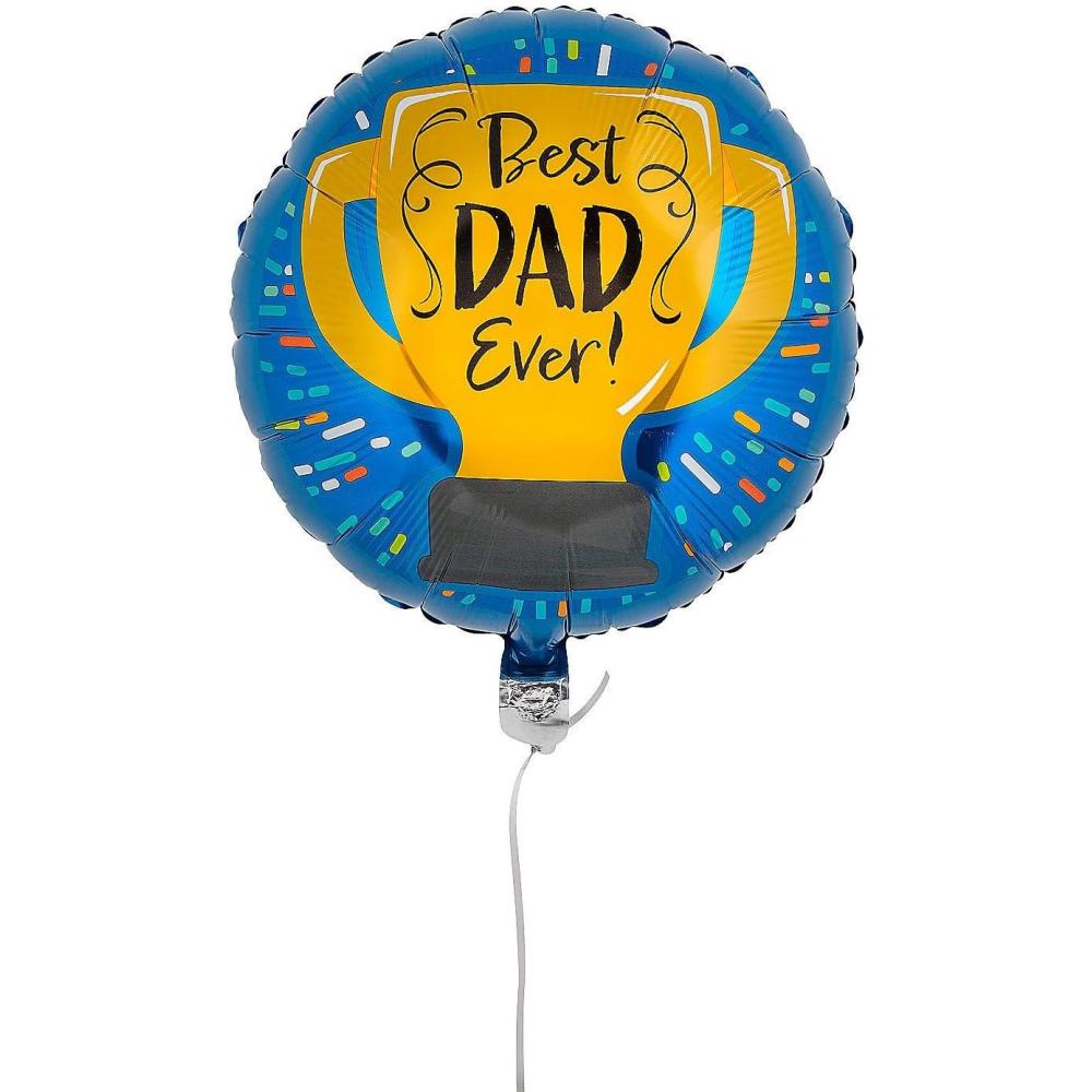imageFathers Day Best Dad Ever 18quot Mylar Balloon