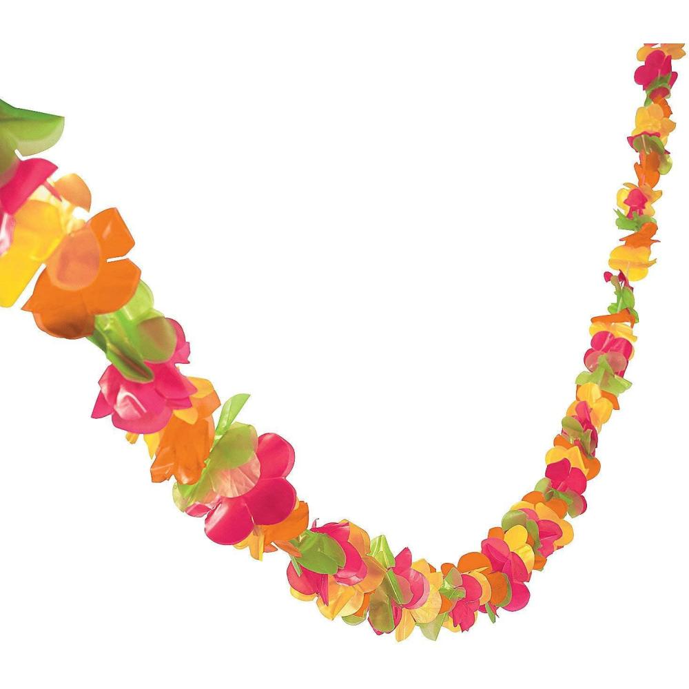 imageFun Express Plastic Lei Garland 100ft for Party Party Decor Hanging Decor Garland 1 Piece