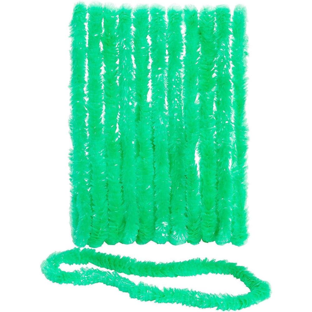 imageFun Express Bulk Green Lei  Set of 50 Pack  Luau Tropical and Tiki Party Supplies