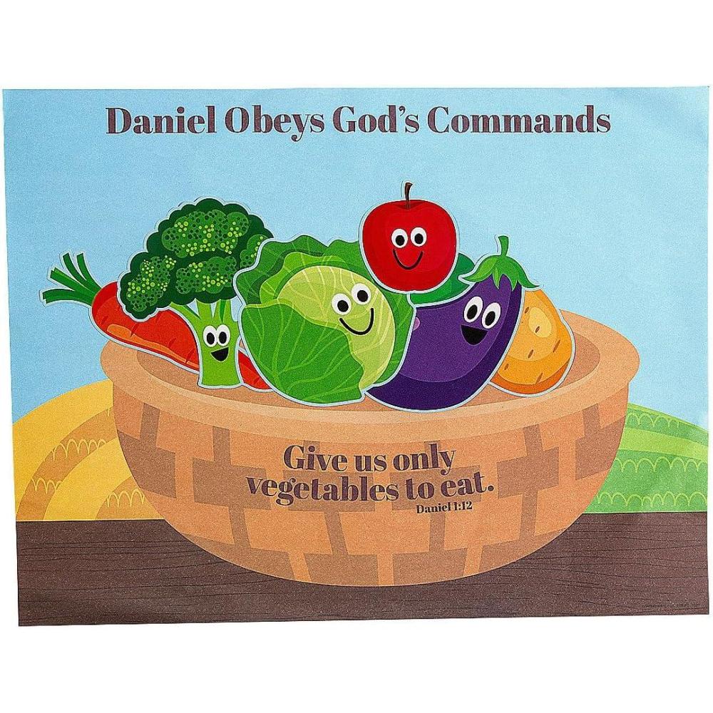 imageFun Express Daniels Food Basket Sticker Scenes  12 Piece Vacation Bible School 2024