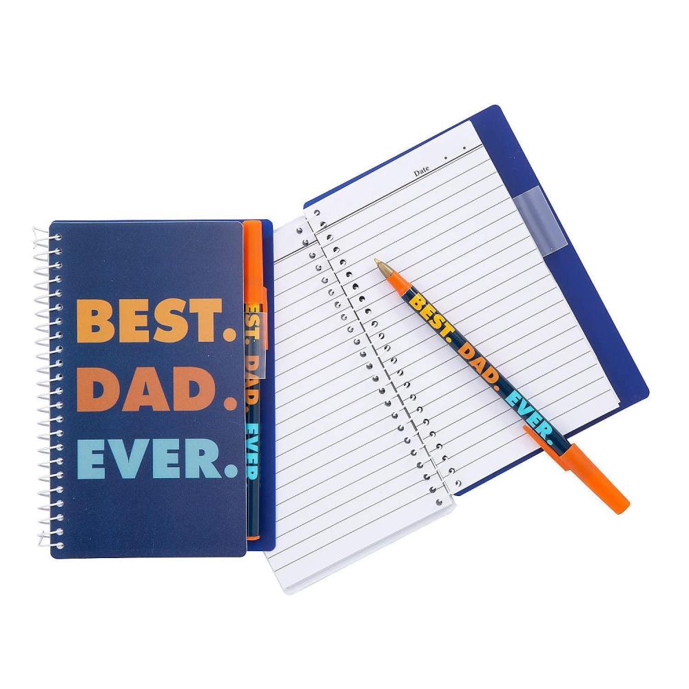 imageFun Express Fathers Day Best Dad Ever Spiral Notebooks with Pens 12 Pieces