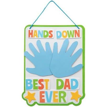 imageFun Express Fathers Day Handprint Sign Craft Kit  Makes 12  Craft Gifts for Kids