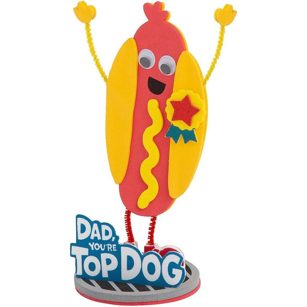 imageFun Express Fathers Day Hot Dog Craft Kit  Makes 12