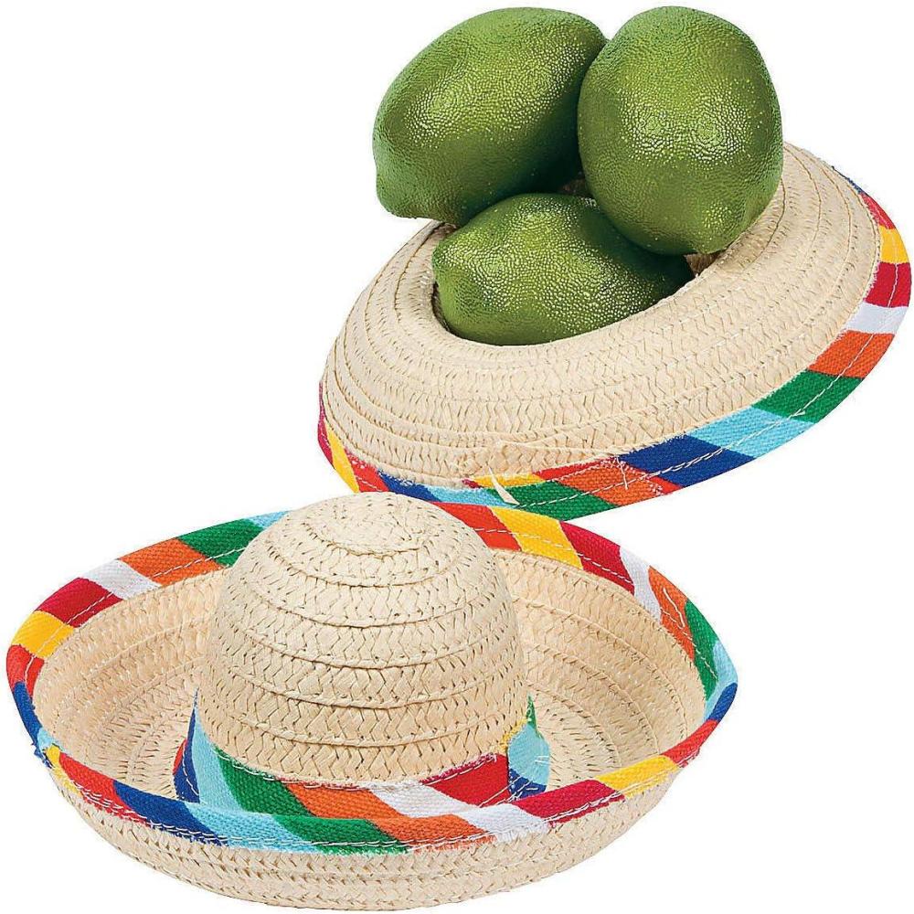 imageFun Express Mini Sombrero Hats  Set of 12  Fiesta Party and Cinco de Mayo Supplies and Decor