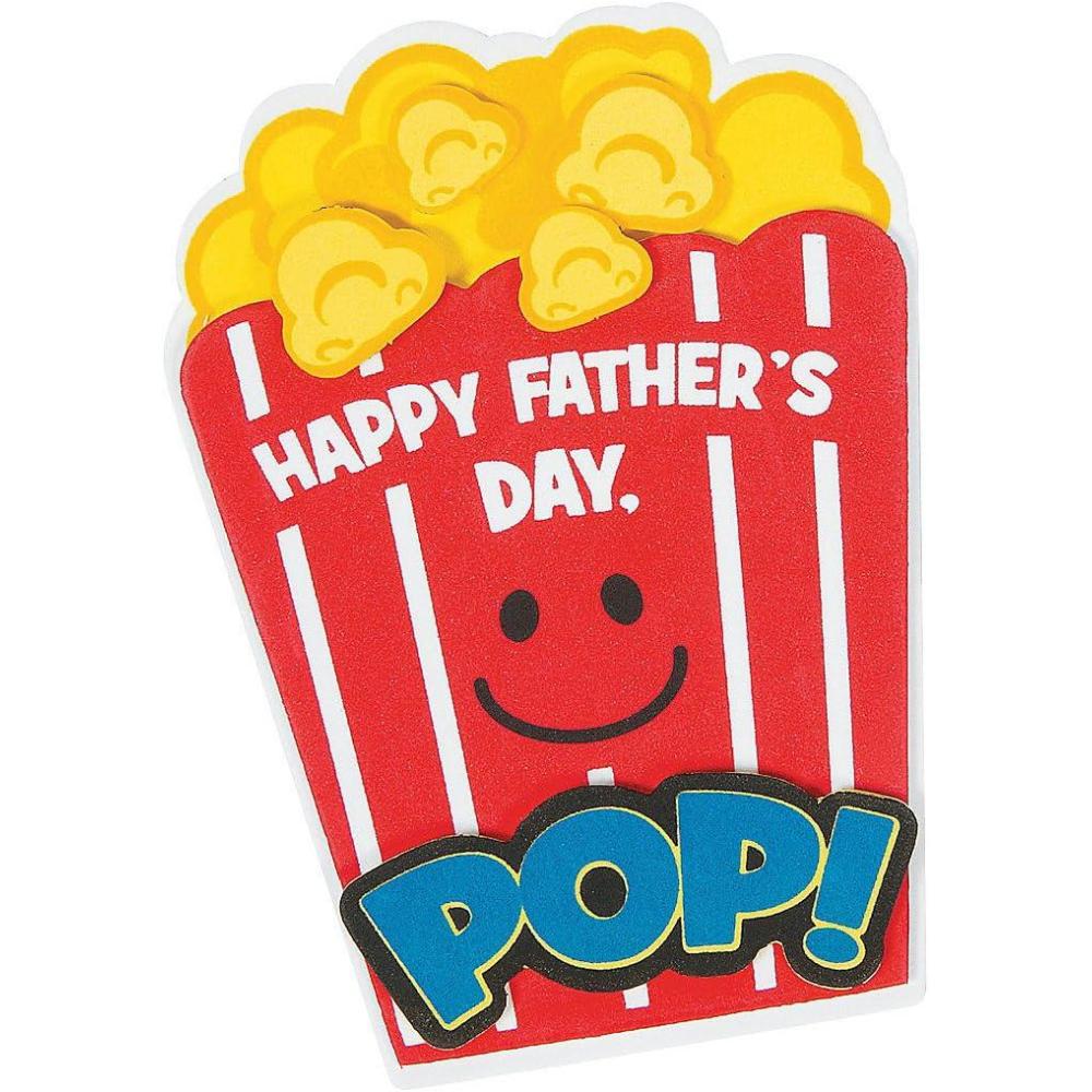 imageFun Express Popcorn Fathers Day Magnet Craft Kit  Fun DIY Craft Activity for Kids Ideal Family Bonding ampamp Party Favors  Perfect for Home Crafts ampamp Creative Projects  12 Pieces