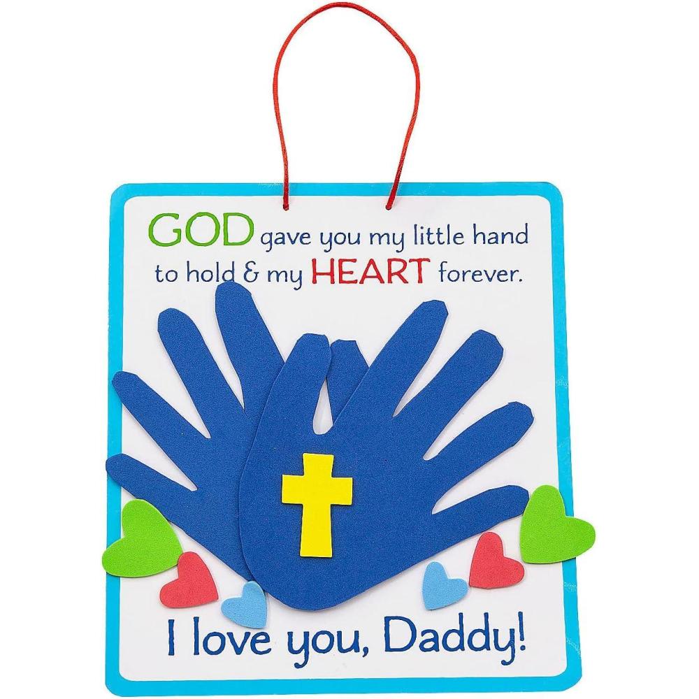 imageFun Express Religious Fathers Day Handprint Poem Craft Kit Makes 12