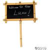 Bamboo Party Yard Sign for Luau and Tropical Party Decor