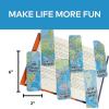 Fun Express 2″ x 6″ Bulk 48 Piece World Map Multicolor Cardstock Bookmarks – Great for School Incentives and Learning Activities
