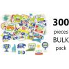 Fun Express 300 Pieces- Father’s Day Foam Shapes, Bulk Set | Dad Crafts for Kids and Fun Home Activities