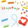 Fun Express 5-Finger Prayer Handprint Sign Craft Kit – Makes 12