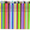 Fun Express Personalized Wooden Pencils Bulk Classroom – 72 Custom Engraved Pencils in Vibrant Colors – Perfect for Parties, School, and Office Use