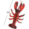 Fun Express Plastic Lobster Luau and Seaside Party Decor Accents – Red (1 Piece)
