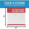 Fun Express Red Ribbon Week Autograph Poster for Students – Giant 6 Feet x 6 Feet Size – Drug Free School Classroom Supplies & Decorations | Say No to Drugs Awareness Prevention Educational Material