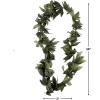 Fun Express Tropical Fern Leaf Lei – Vibrant Green Hawaiian Luau and Tiki Party Supplies – Ideal Beach Parties Tropical Celebrations & Outdoor Events – Pack for Festive Fun & Decorations – 12 Pieces