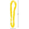 Fun Express Yellow Plastic Leis (Bulk Set of 50) School Spirit, Luau and Tropical Party Supplies
