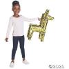 Gold Foil Donkey Pinata – Cinco de Mayo and Fiesta Party Decor